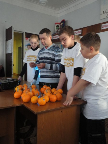 Фото к Добудем энергию из апельсина!