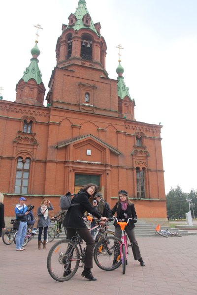 Фото к Участники  «Атомного велопробега» в 12 российских городах убедились: радиация в норме